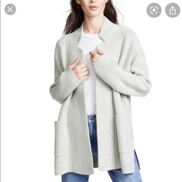 Madewell Gray Spencer Sweater Coat - Picture 3 of 6